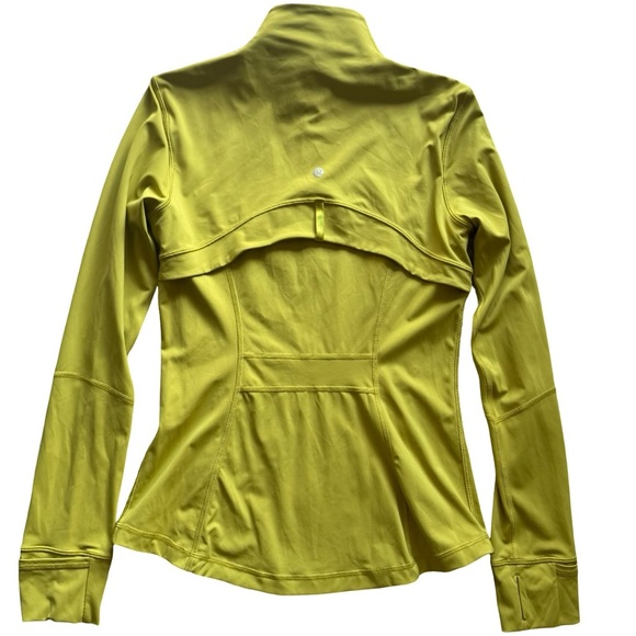 RARE Lululemon Define Jacket Nulux - Golden Lime Color, Size 8 - Picture 8 of 11